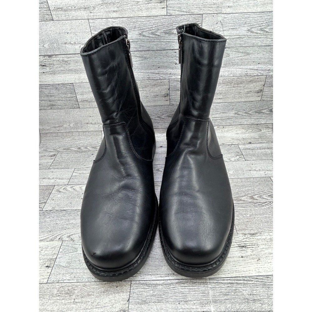 Blondo Canada AquaProtect Black Leather Waterproof Side Zip Boots Men Size 11M - Picture 2 of 12